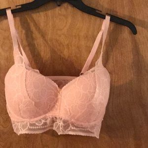 VS lace bralette with underwire and cups